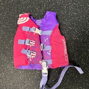 Purple and Pink Child Life Jacket